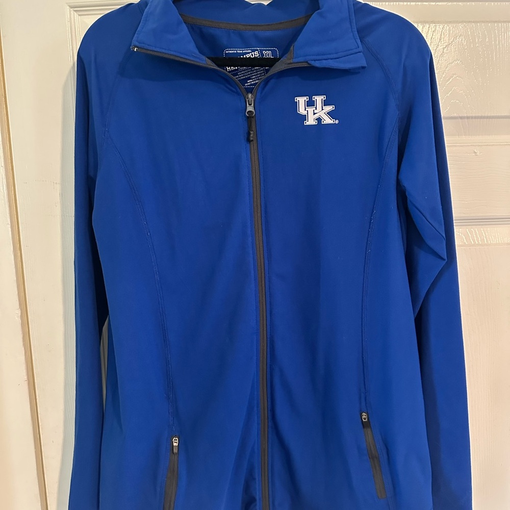 Campus Heritage Blue Varsity Jacket with Stand-Up Collar and Full-Length Zipper